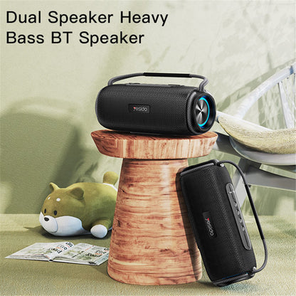 Draagbare Bluetooth Speaker Yesido YSW11, 40W, RGB, Waterdicht, Zwart