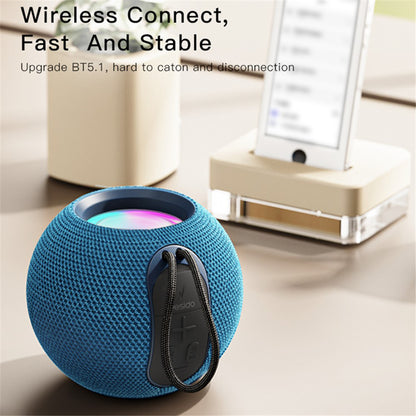 Draagbare Bluetooth Speaker Yesido YSW13, 5W, RGB, Blauw