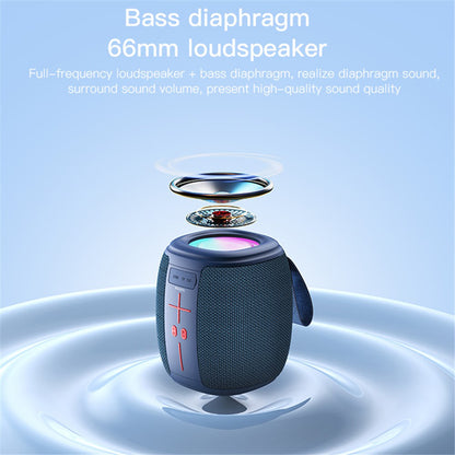 Yesido YSW14 Portable Bluetooth Speaker, 5W, RGB, Blue