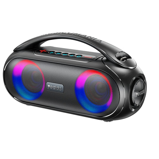 Draagbare Bluetooth Speaker Yesido YSW19, 40W, RGB, Waterdicht, Zwart