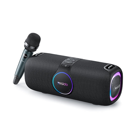 Bluetooth-luidspreker Yesido YSW21 Karaoke, 120W, RGB, Waterdicht, Zwart