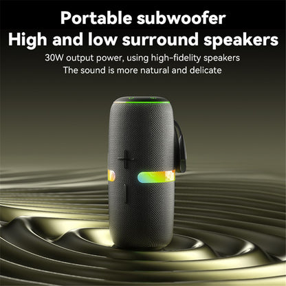 Draagbare Bluetooth Speaker Yesido YSW22, 30W, RGB, Waterdicht, Zwart