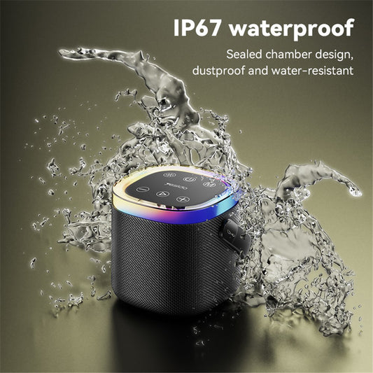 Draagbare Bluetooth Speaker Yesido YSW25, 5W, RGB, Zwart