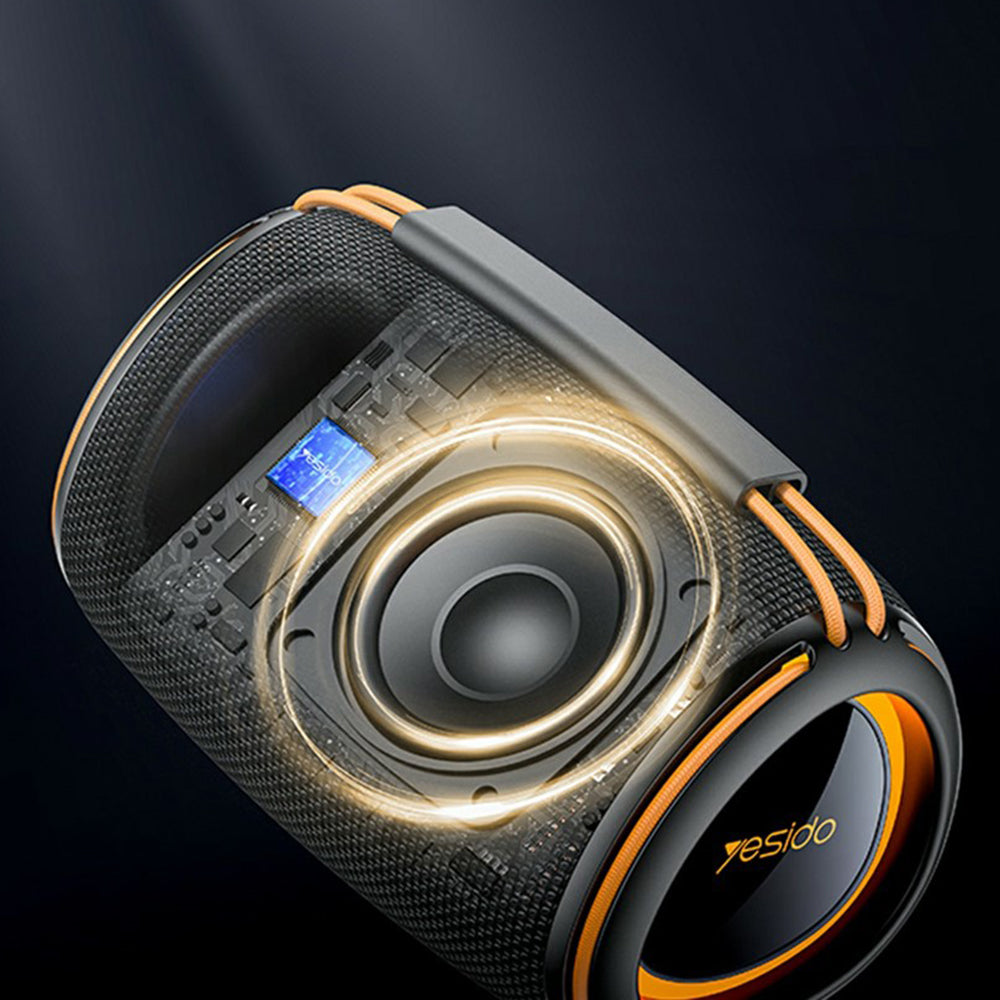 Draagbare Bluetooth Speaker Yesido YSW39, 20W, TWS, RGB, Zwart