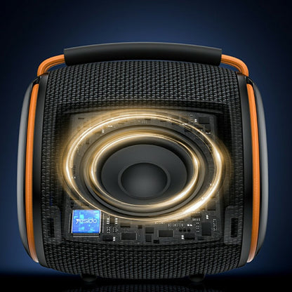 Draagbare Bluetooth Speaker Yesido YSW40, 8W, RGB, Zwart