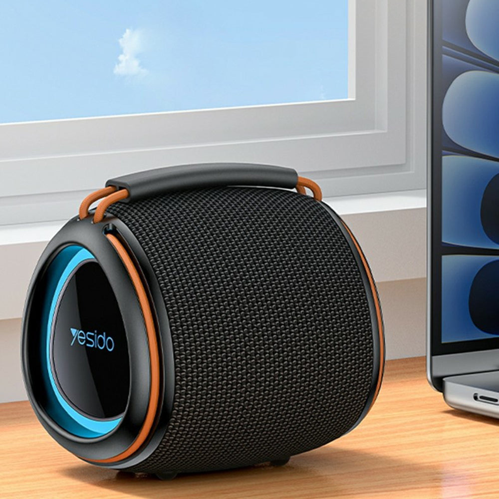 Draagbare Bluetooth Speaker Yesido YSW40, 8W, RGB, Zwart