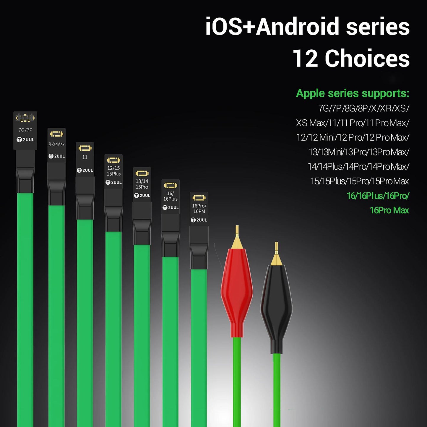 Voedingskabel 2UUL PW02 voor Apple iPhone / Android Series