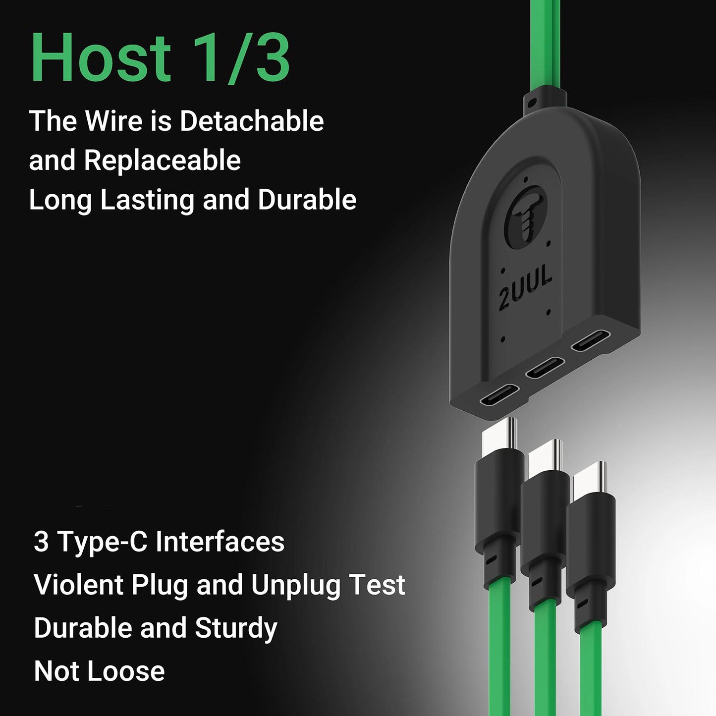 Voedingskabel 2UUL PW02 voor Apple iPhone / Android Series