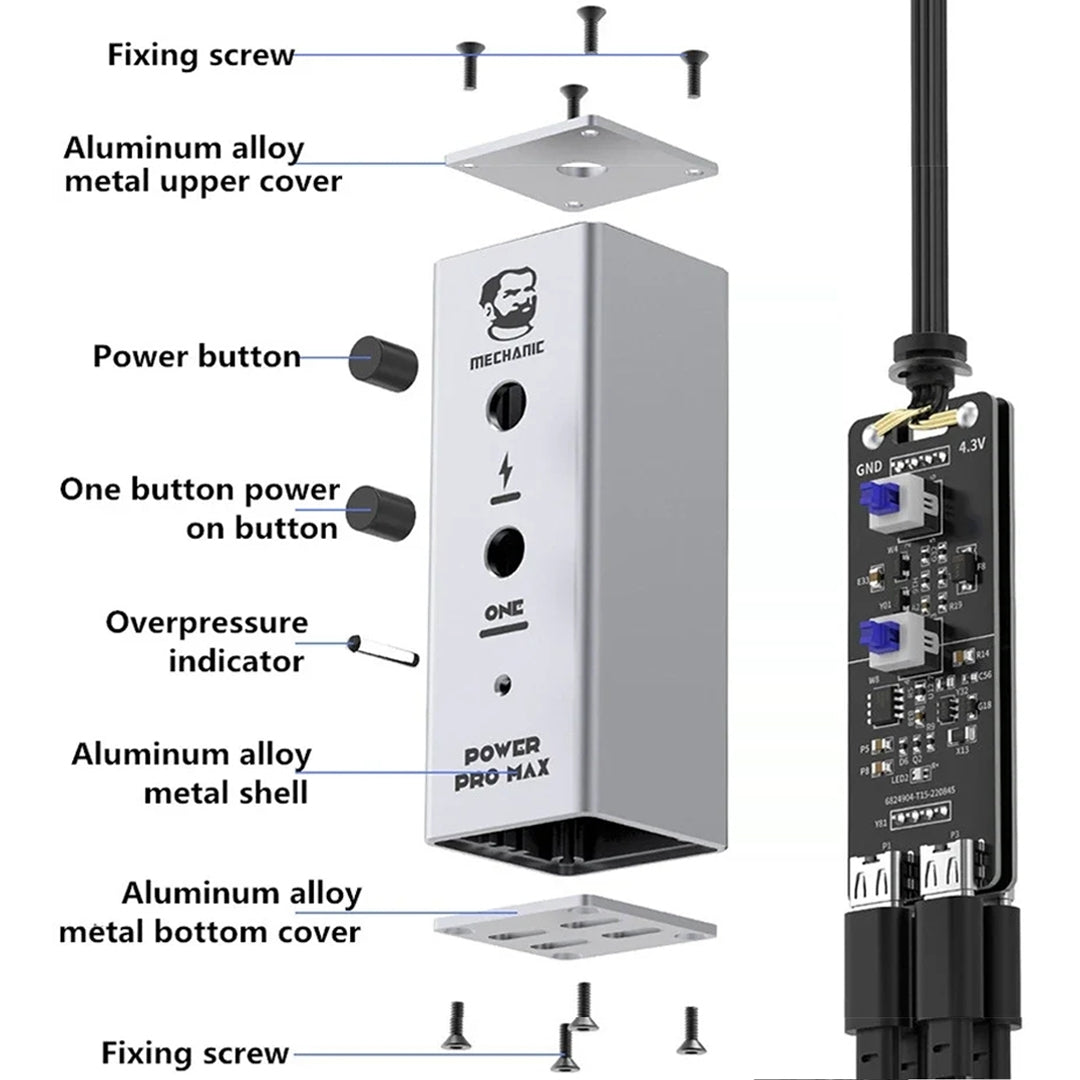 Mechanic Power Pro Max Power Cable for Apple iPhone 6 - 13 Pro Max Series