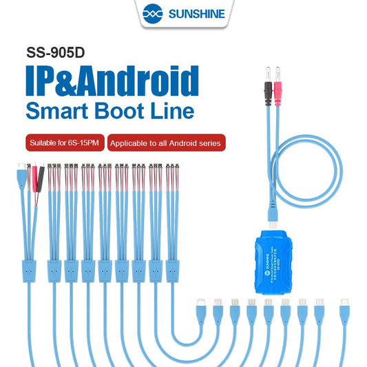 Sunshine SS-905D 21 Type voedingskabel voor Apple iPhone / Android-serie