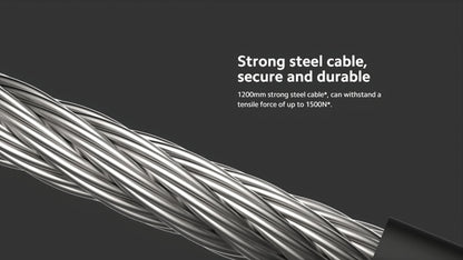 Xiaomi Antidiefstal Kabel voor Elektrische Step, Zwart BHR6751GL