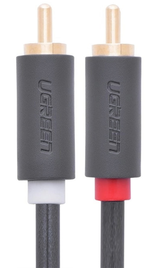 Audio Kabel UGREEN AV104, 2 x RCA - 2 x RCA, 5m, Zwart