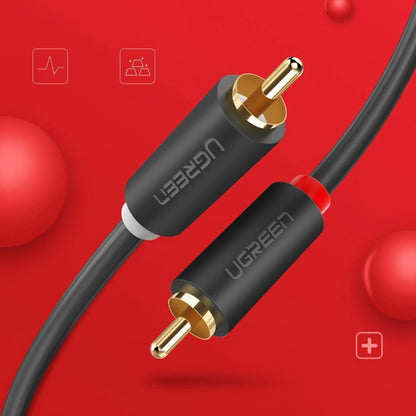 Audio Kabel UGREEN AV104, 2 x RCA - 2 x RCA, 5m, Zwart