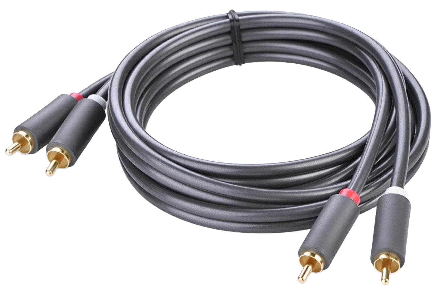Audio Kabel UGREEN AV104, 2 x RCA - 2 x RCA, 5m, Zwart