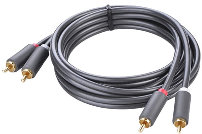 Audio Kabel UGREEN AV104, 2 x RCA - 2 x RCA, 5m, Zwart