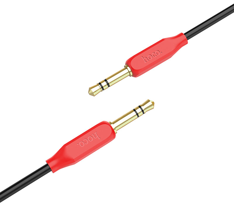 3,5 mm audiokabel - 3,5 mm HOCO UPA11, 1m, zwart