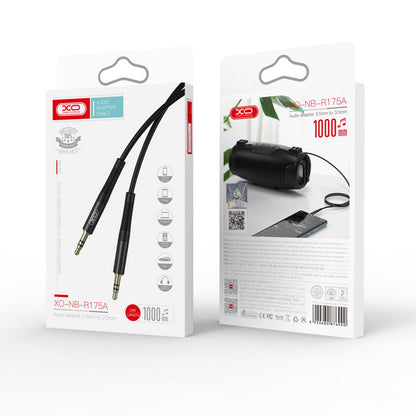 Audio Kabel 3.5mm - 3.5mm XO Design NB-R175A, 1m, Zwart