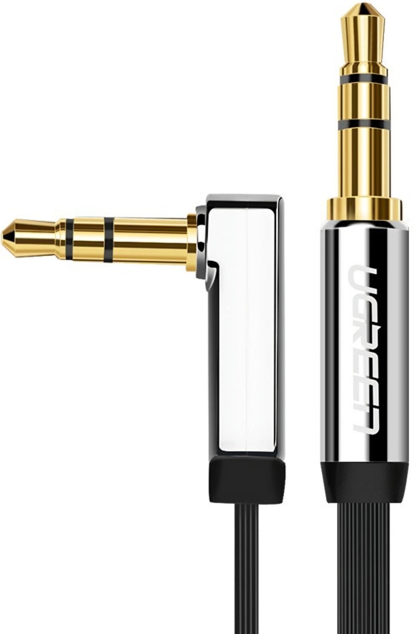 Audio Kabel 3.5mm - 3.5mm UGREEN AV119 Angled, 1.5m, Zwart