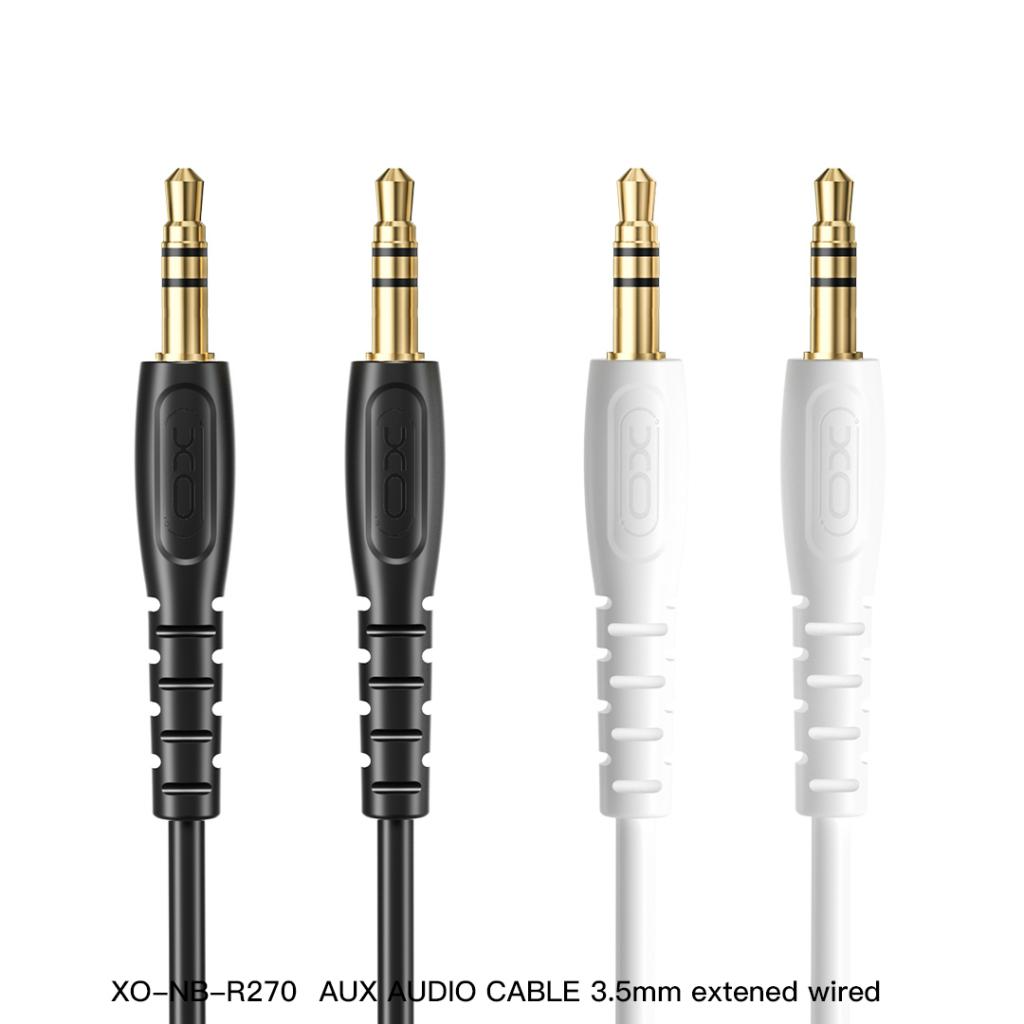 Audio Kabel 3.5mm - 3.5mm XO Design NB-R270, 1m, Wit