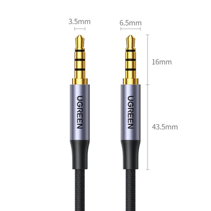 3,5mm Audio Kabel - 3,5mm UGREEN AV183, 1,5m, Zwart