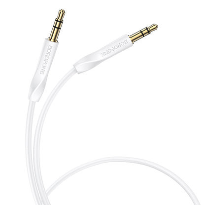 Audio Cable 3.5mm - 3.5mm Borofone BL16, 1m, White