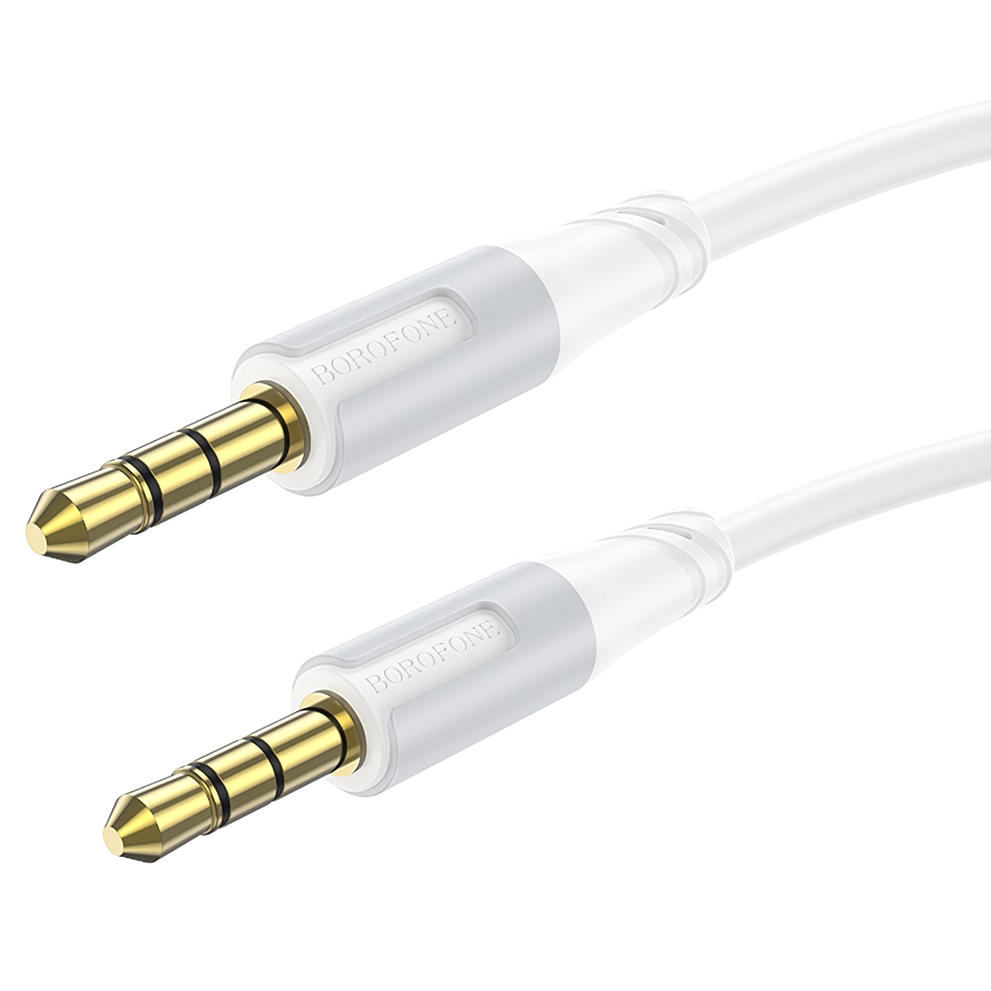 Audio Kabel 3.5mm - 3.5mm Borofone BL19 Creator, 1m, Wit
