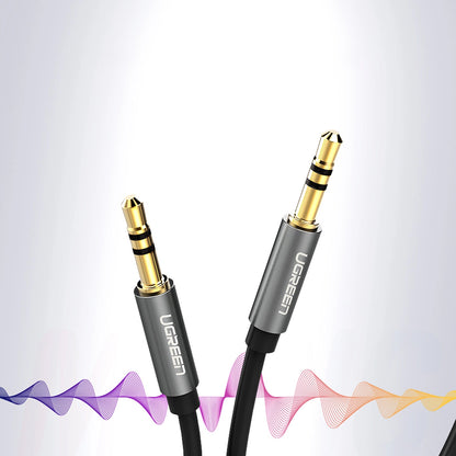 Audio Cable 3.5mm - 3.5mm UGREEN AV119, 1m, Black 