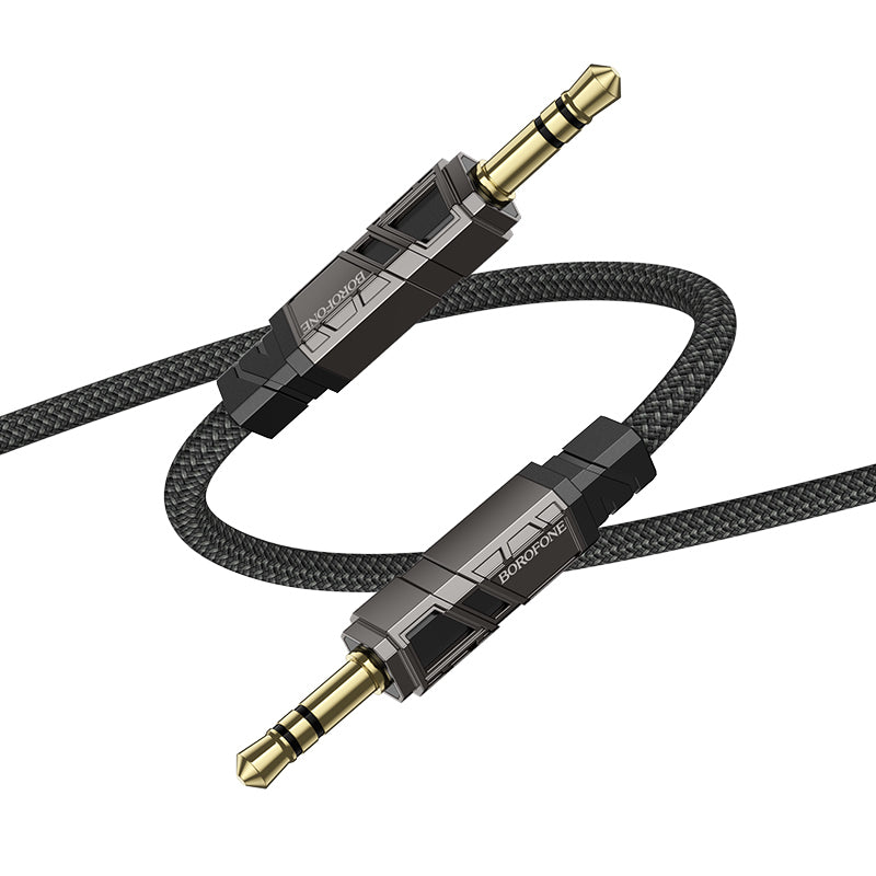 Audio Kabel 3.5mm - 3.5mm Borofone BL22 Dignity, 1m, Zwart