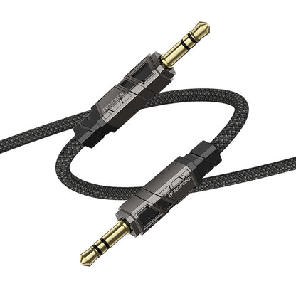 Audio Kabel 3.5mm - 3.5mm Borofone BL22 Dignity, 1m, Zwart