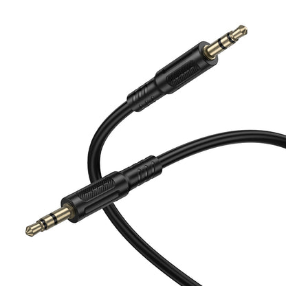 Audio Kabel 3.5mm - 3.5mm Borofone BL25 Nice, 1m, Zwart