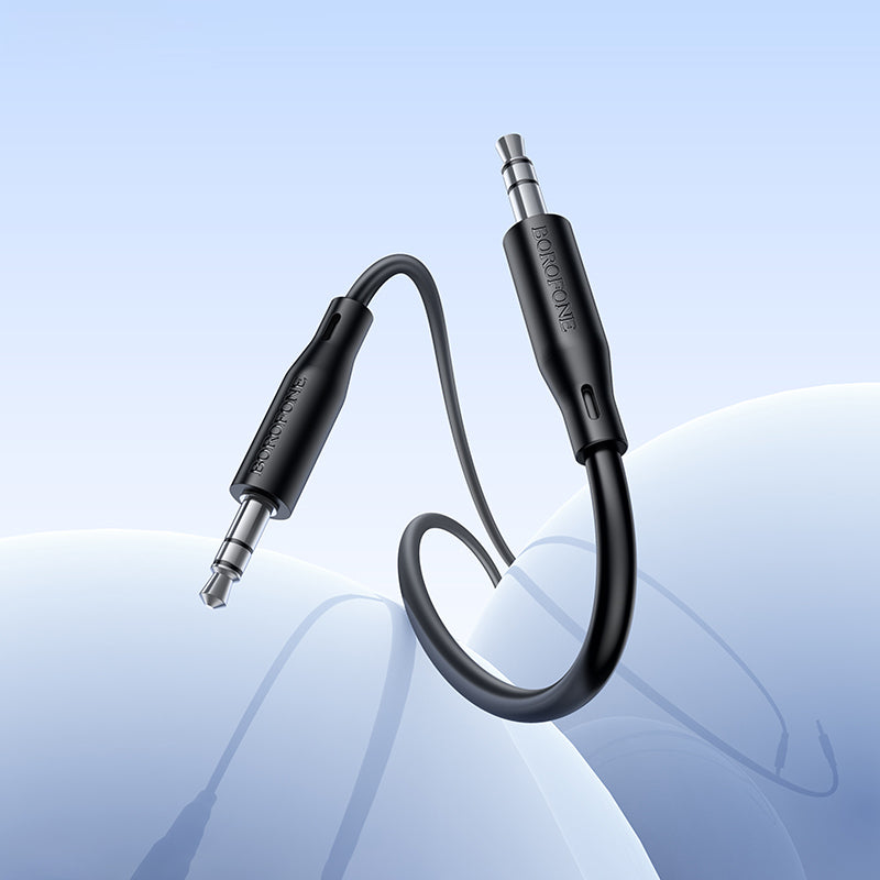 3,5mm - 3,5mm Audio Kabel Borofone BL26 Standard, 1m, Zwart