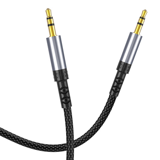 Audio Kabel 3.5mm - 3.5mm Lito LA01D, 1m, Zwart