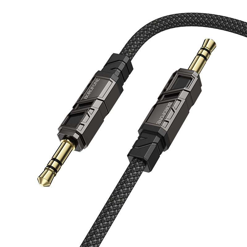 Audio Kabel 3.5mm - 3.5mm Borofone BL22 Dignity, 1m, Zwart
