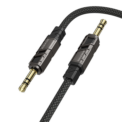 Audio Kabel 3.5mm - 3.5mm Borofone BL22 Dignity, 1m, Zwart