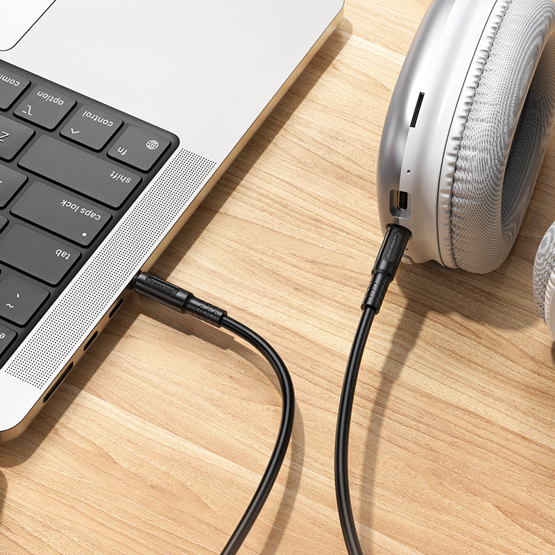 Audio Kabel 3.5mm - 3.5mm Borofone BL25 Nice, 1m, Zwart