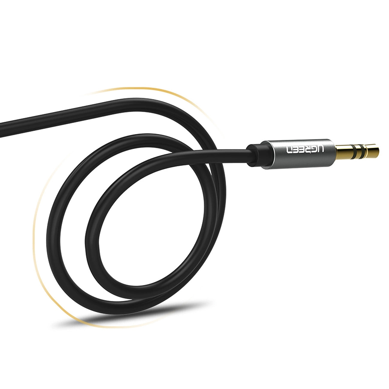 Audio Cable 3.5mm - 3.5mm UGREEN AV119, 1m, Black 