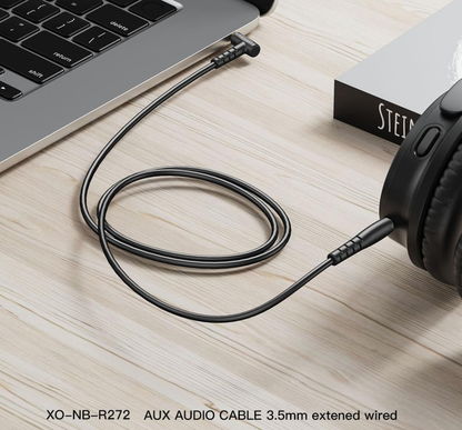 Audio Kabel 3.5mm - 3.5mm XO Design NB-R272, 1m, Zwart