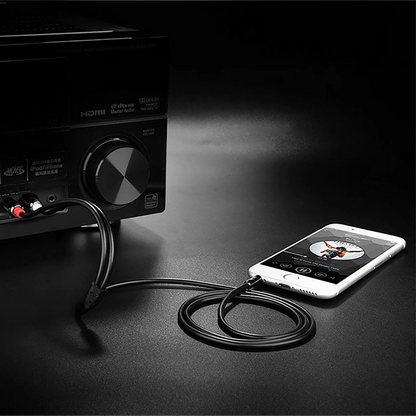 Audio Kabel 3.5mm - 2 x RCA UGREEN AV116, 1m, Zwart