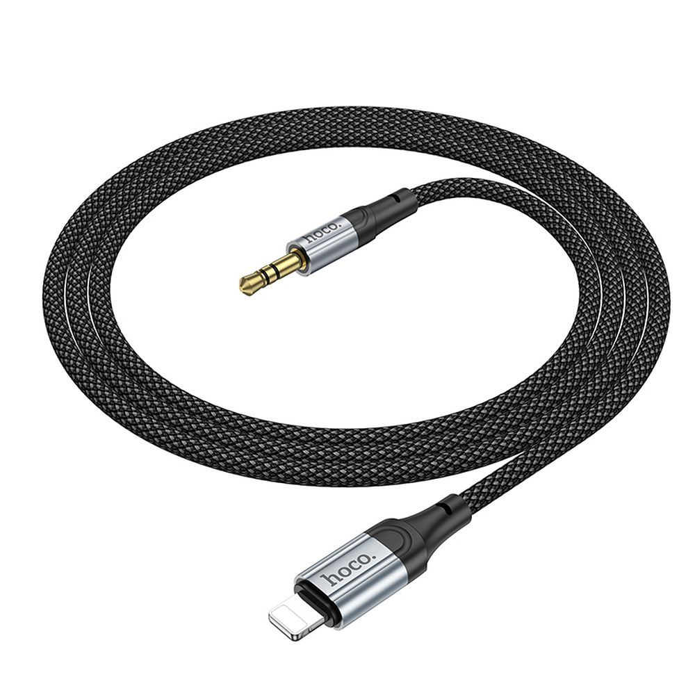 Audio Lightning-kabel - 3,5mm HOCO UPA26, 1m, Zwart