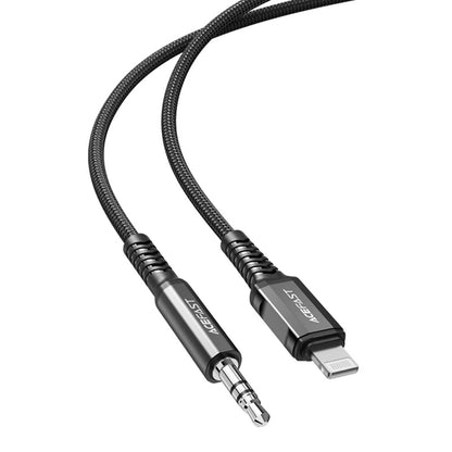 Audio Lightning-kabel - 3.5mm Acefast C1-06, 1.2m, Zwart