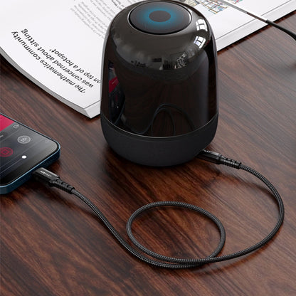 Audio Lightning-kabel - 3.5mm Acefast C1-06, 1.2m, Zwart