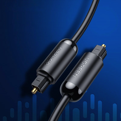 Optische Audiokabel UGREEN AV122, Toslink / SPDIF, 1.5m, Zwart