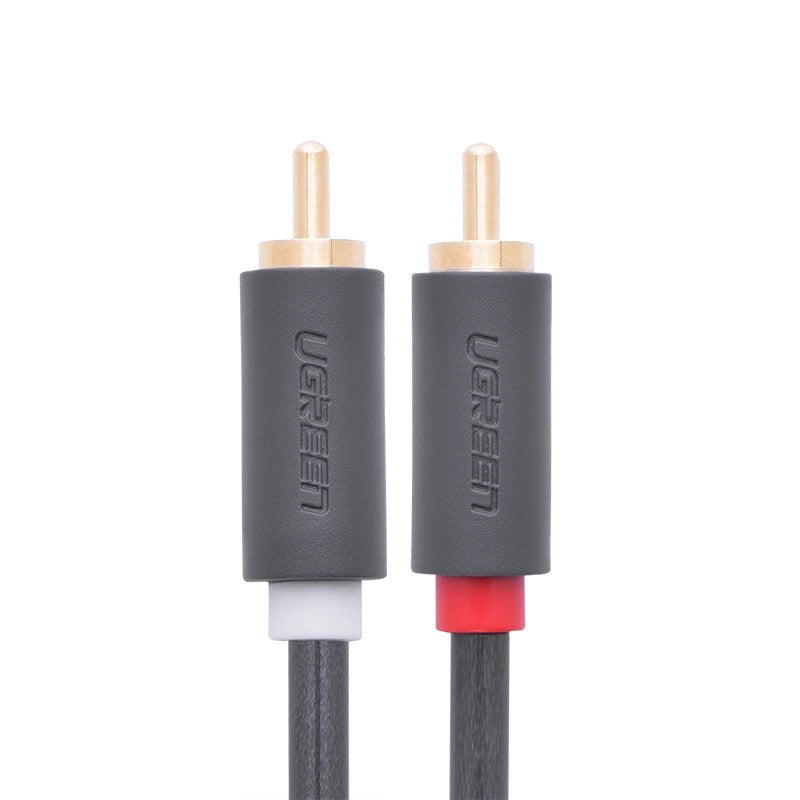 Audio Kabel UGREEN AV104, 2 x RCA - 2 x RCA, 2m, Zwart