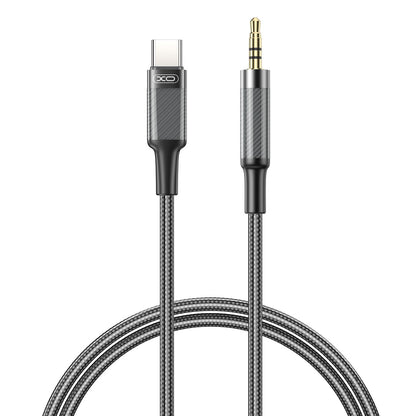 Audio Kabel USB-C - 3.5mm XO Design NB-R279B, 1m, Zwart