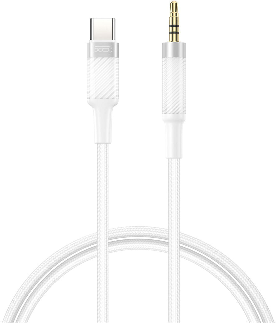 Audio Kabel USB-C - 3.5mm XO Design NB-R279B, 1m, Wit