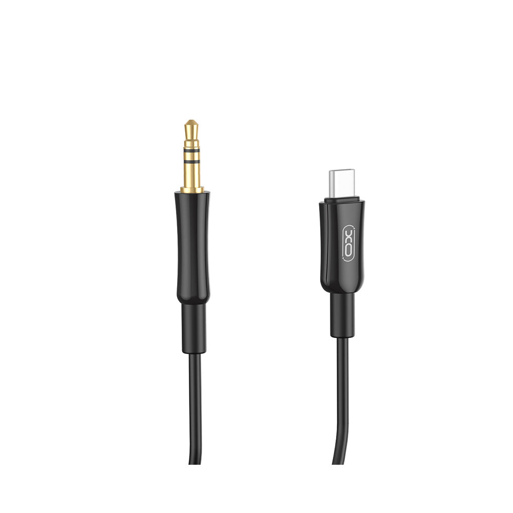 Audio Cable USB-C - 3.5mm XO Design NB-R255B, 1m, Black