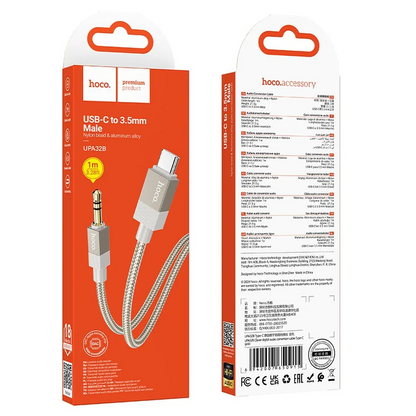 Audio Kabel USB-C - 3.5mm HOCO UPA32B, 1m, Goud