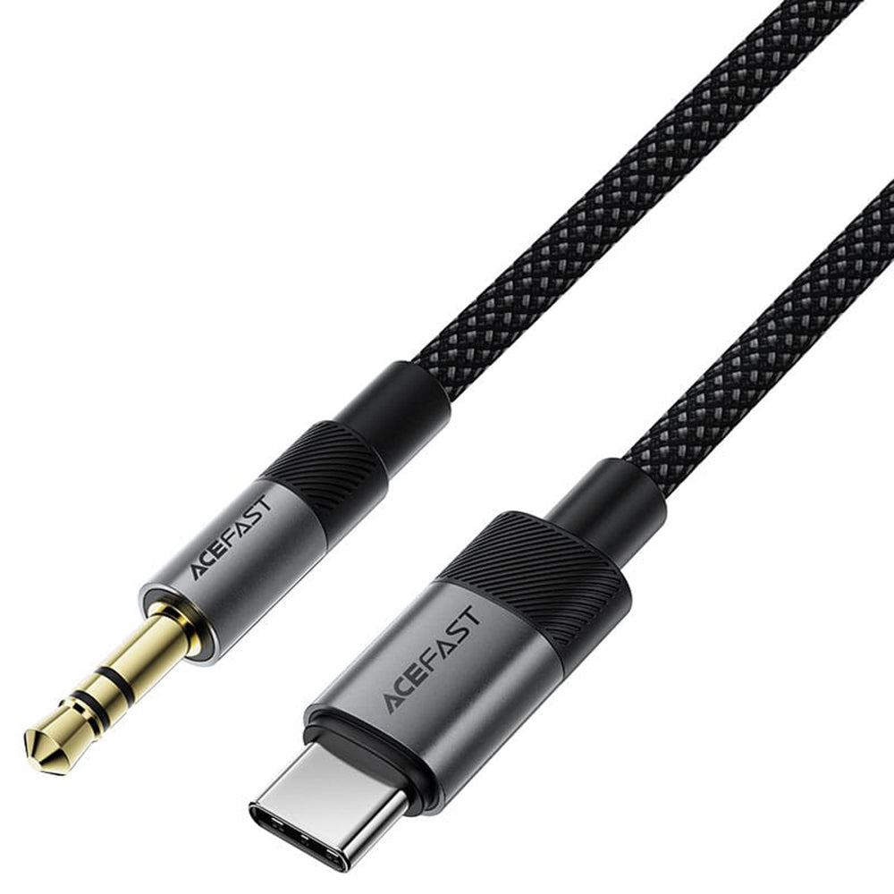 Audio Kabel USB-C - 3.5mm Acefast J11, 1m, Zwart