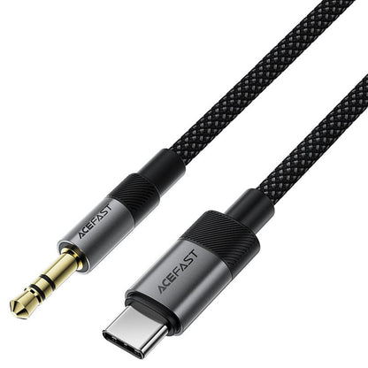 Audio Kabel USB-C - 3.5mm Acefast J11, 1m, Zwart