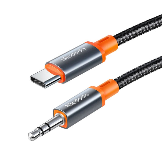 Audio Kabel USB-C - 3.5mm McDodo CA-0820 Castle, 1.2m, Zwart